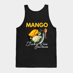 Mango Sticky Rice Milli Thailand Summer Food Lover I Lover Thailand Tank Top